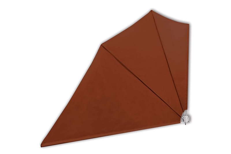Sidomarkis för balkong terrakotta 160x240 cm - Brun - Utemöbler - Solskydd - Markiser - Sidomarkis