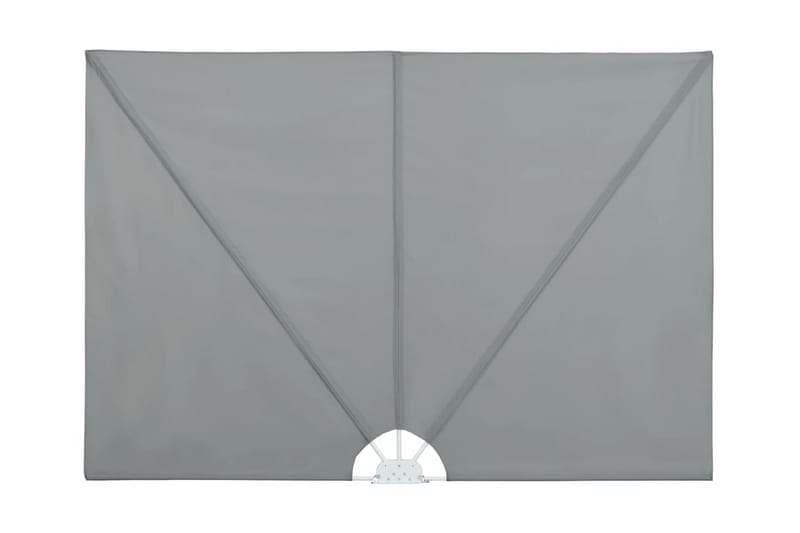 Sidomarkis för terrass grå 240x160 cm - Grå - Utemöbler - Solskydd - Markiser - Sidomarkis