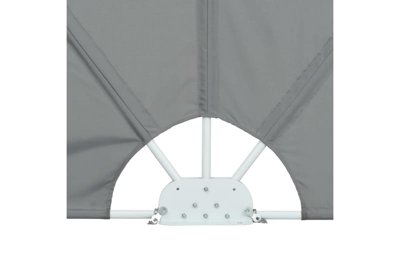 Sidomarkis för terrass grå 300x200 cm - Grå - Utemöbler - Solskydd - Markiser - Sidomarkis