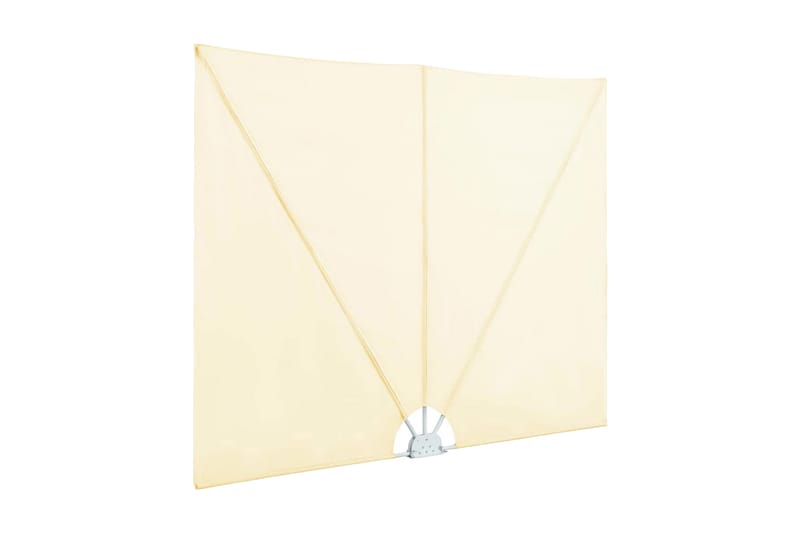Sidomarkis för terrass gräddvit 400x200 cm - Vit - Utemöbler - Solskydd - Markiser - Sidomarkis