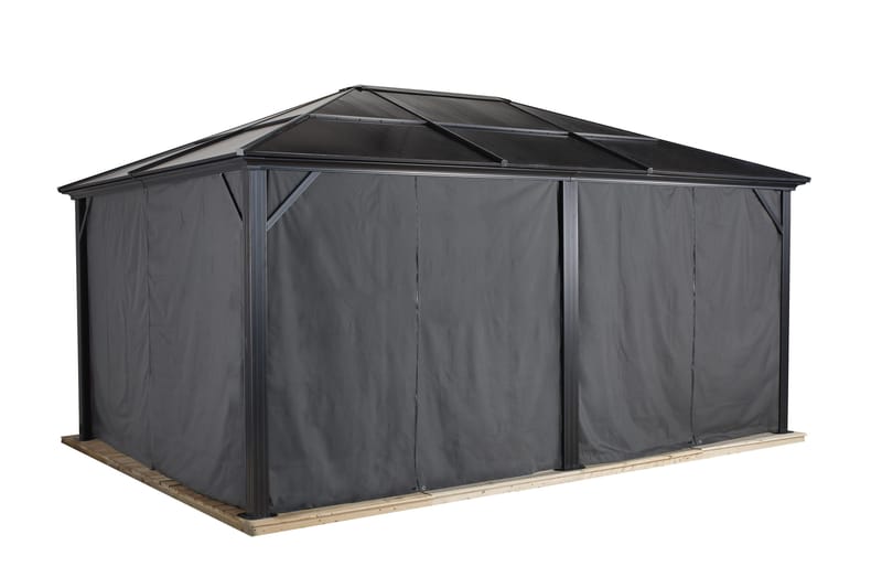 MERIDIEN Draperi Pergola 18 kvm Grå - GOP - Pergola