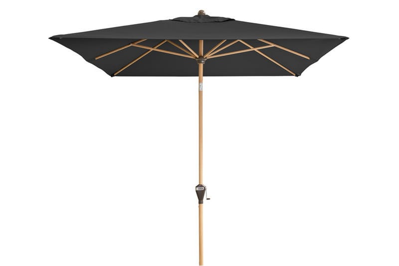 ALU WOOD Ultra Parasoll 300x200x258 cm - Grå - Parasoll