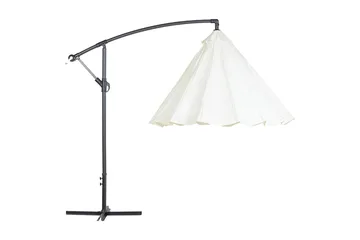 Calabria Ii Parasoll 235 cm - Vit - Utemöbler - Solskydd - Parasoll - Hängparasoll