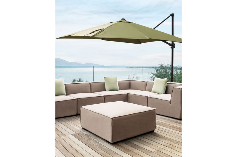 Calimera Hängparasoll 245 cm - Grön/Svart - Utemöbler - Solskydd - Parasoll - Hängparasoll