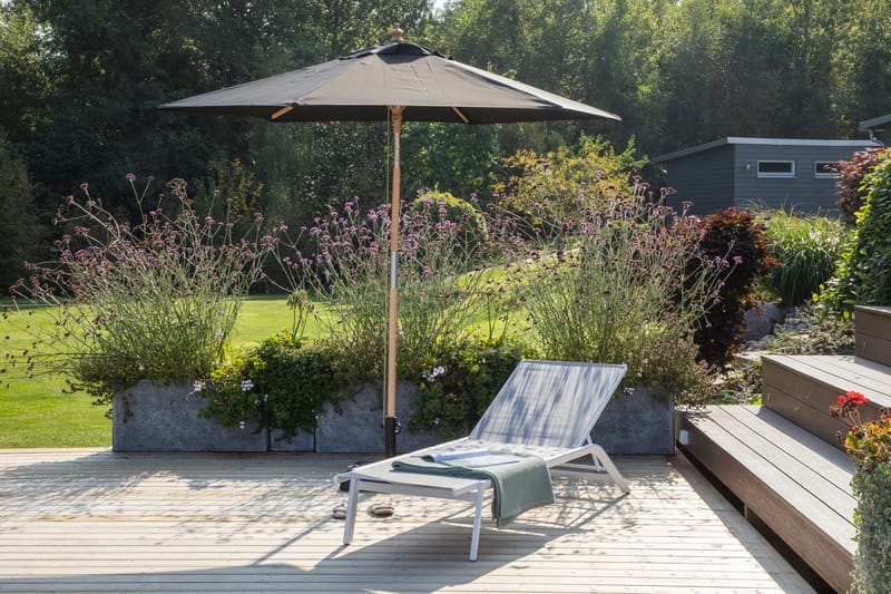Corypho Parasoll 250 cm - Svart - Utemöbler - Solskydd - Parasoll