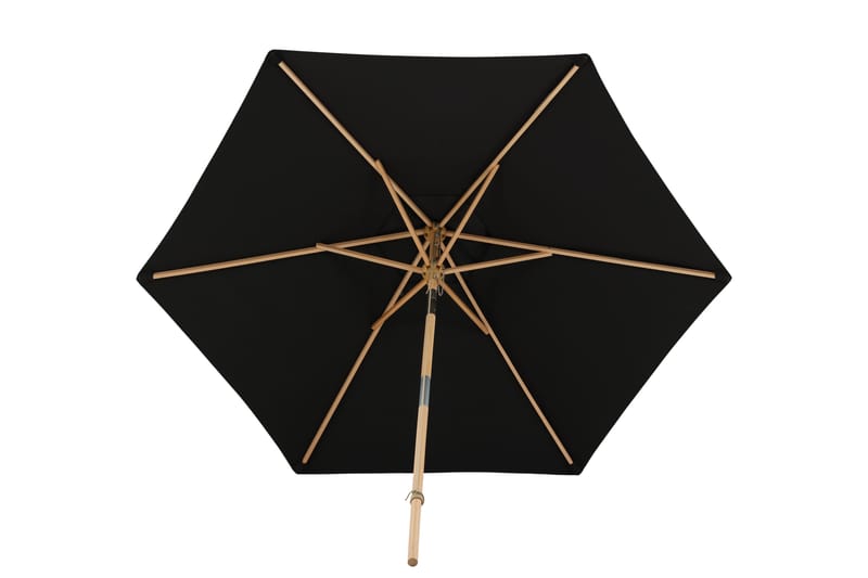Corypho Parasoll 250 cm - Svart - Utemöbler - Solskydd - Parasoll