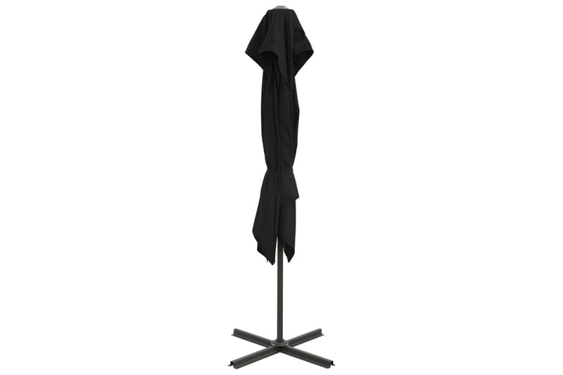 Frihängande parasoll med ventilation 250x250 cm svart - Svart - Utemöbler - Solskydd - Parasoll - Hängparasoll
