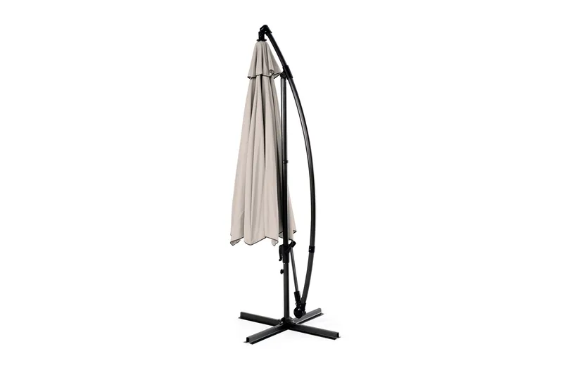 Hillerstorp Sidewinder Hängparasoll 300cm - Beige - Utemöbler - Solskydd - Parasoll - Hängparasoll