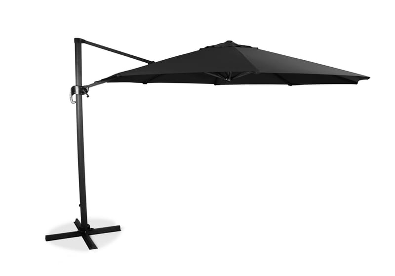Hillerstorp Sidewinder Hängparasoll XL 350cm, Svart