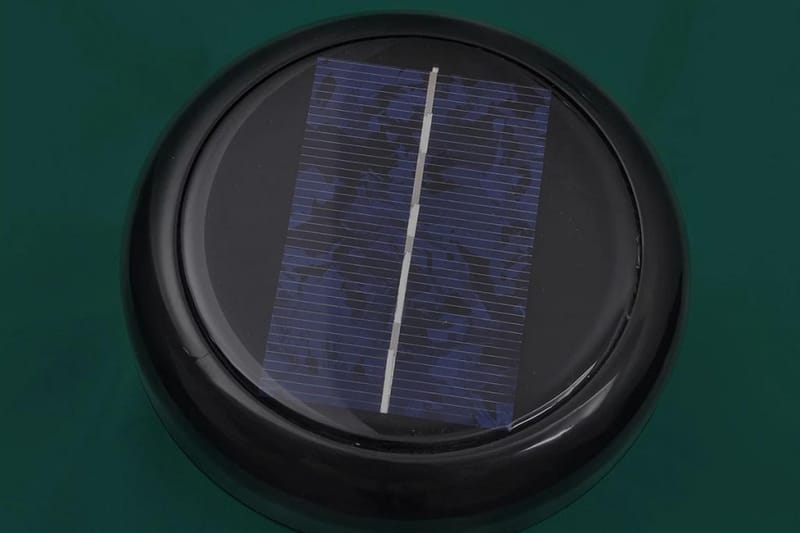 LED Frihängande parasoll 3 m grönt - Grön - Utemöbler - Solskydd - Parasoll - Hängparasoll