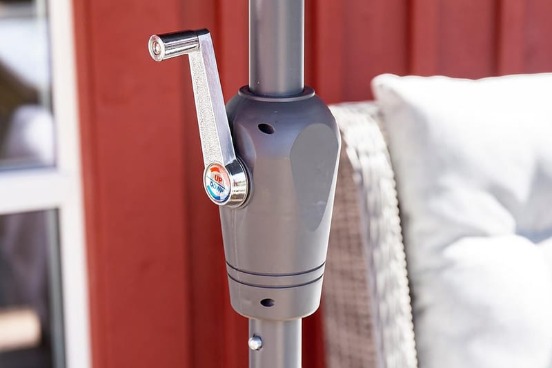 Leeds Parasoll 300 cm Svart - Venture Home - Utemöbler - Solskydd - Parasoll