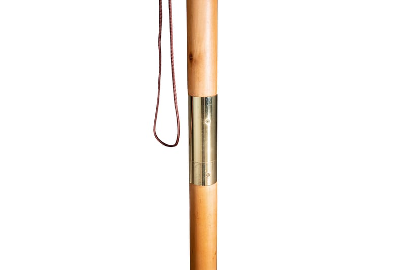 Naxos Parasoll Rund Ø300 cm Svart/Natur - Venture Home - Utemöbler - Solskydd - Parasoll