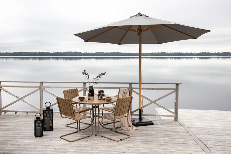 Nypo Parasoll 330 cm, Grå