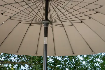 Palmetto Parasoll 270 cm - Grå - Utemöbler - Solskydd - Parasoll - Strandparasoll