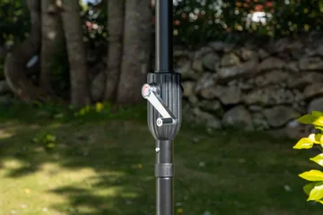 Palmetto Parasoll 270 cm - Grå - Utemöbler - Solskydd - Parasoll - Strandparasoll