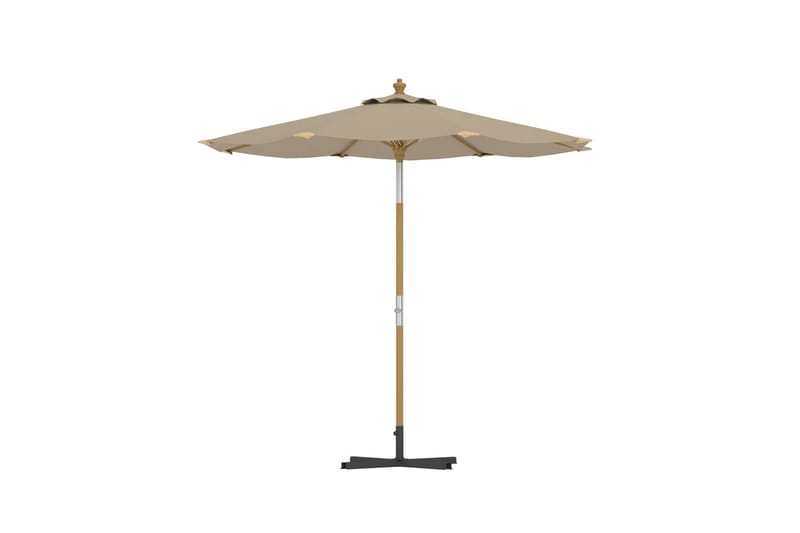 Parasoll Cerox 270 cm Utomhus - Beige - Utemöbler - Solskydd - Parasoll - Strandparasoll