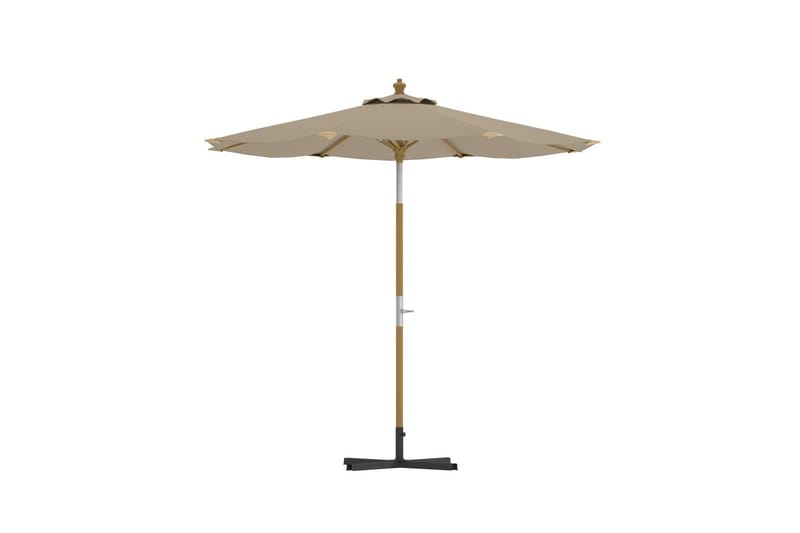 Parasoll Cerox 270 cm Utomhus - Beige - Utemöbler - Solskydd - Parasoll - Strandparasoll