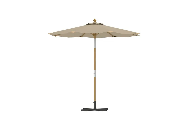 Parasoll Cerox 270 cm Utomhus - ljusgul - Utemöbler - Solskydd - Parasoll - Balkongparasoll