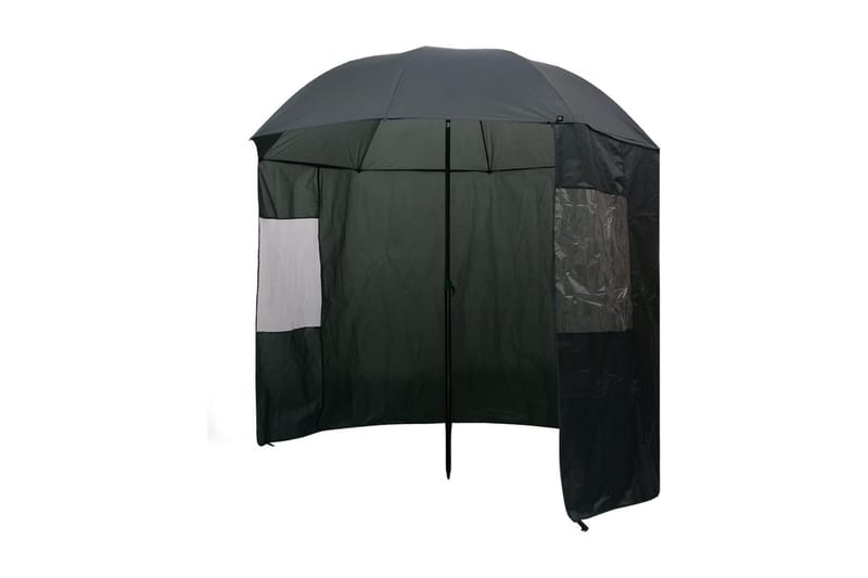 Parasoll för fiske grön 240x210 cm - Grön - Utemöbler - Solskydd - Parasoll
