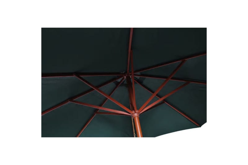 Parasoll grön 258 cm - Grön - Utemöbler - Solskydd - Parasoll