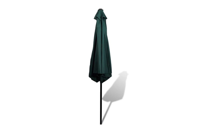 Parasoll Grönt Stål 3 meter - Grön - Utemöbler - Solskydd - Parasoll