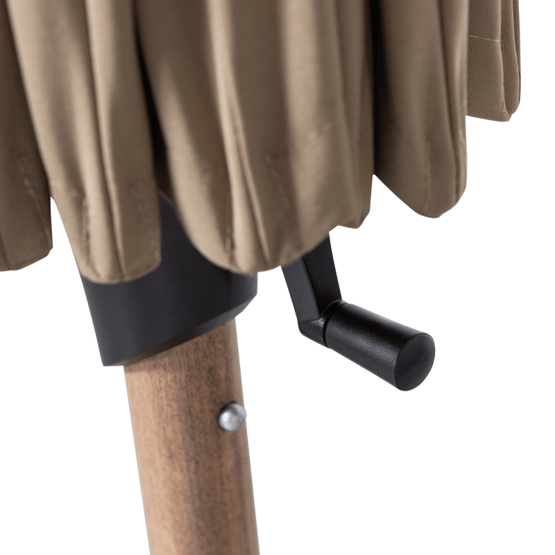 Parasoll Monica 280 cm Utomhus - Sand/Grön - Utemöbler - Solskydd - Parasoll - Strandparasoll