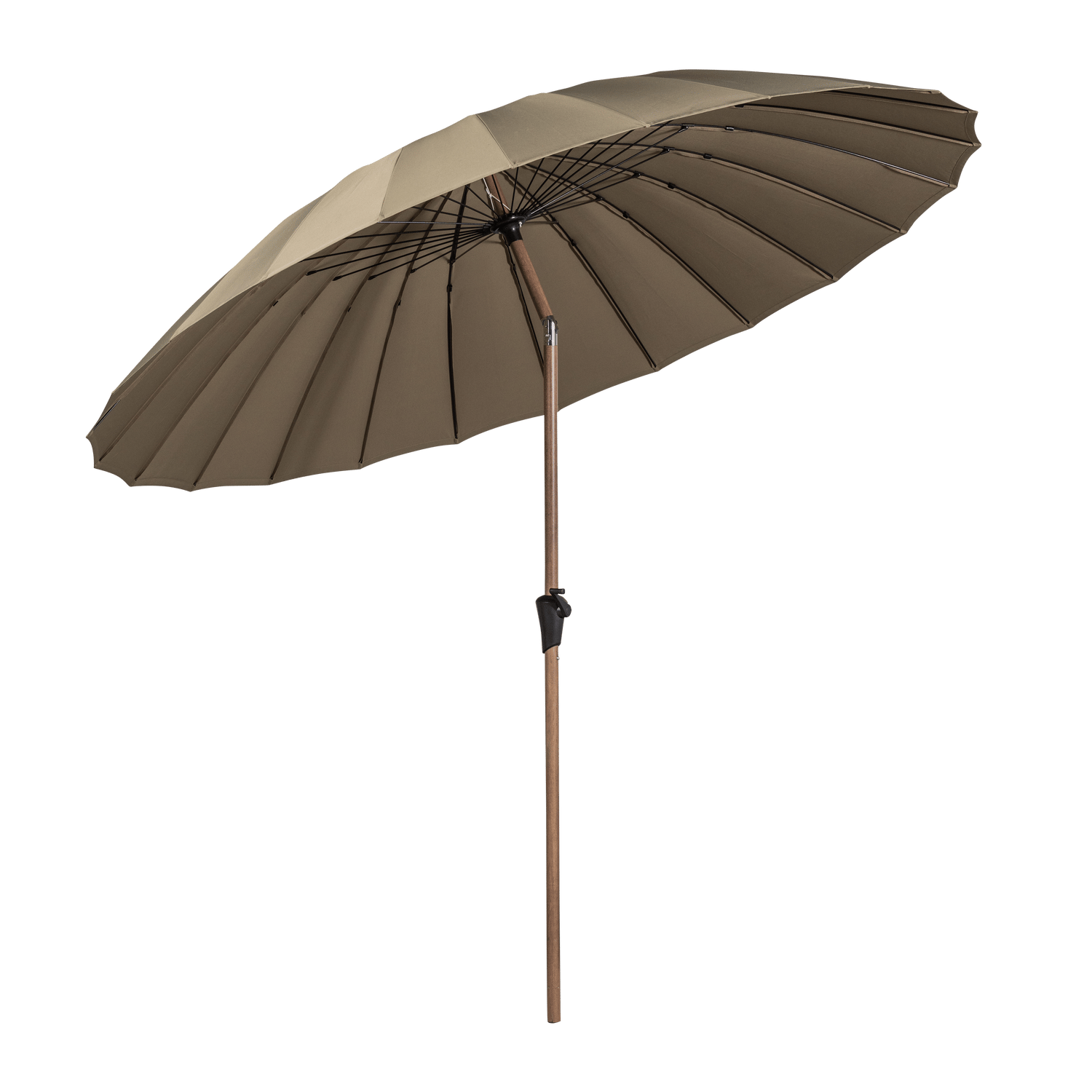 parasoll monica 280 cm utomhus - sand/grön