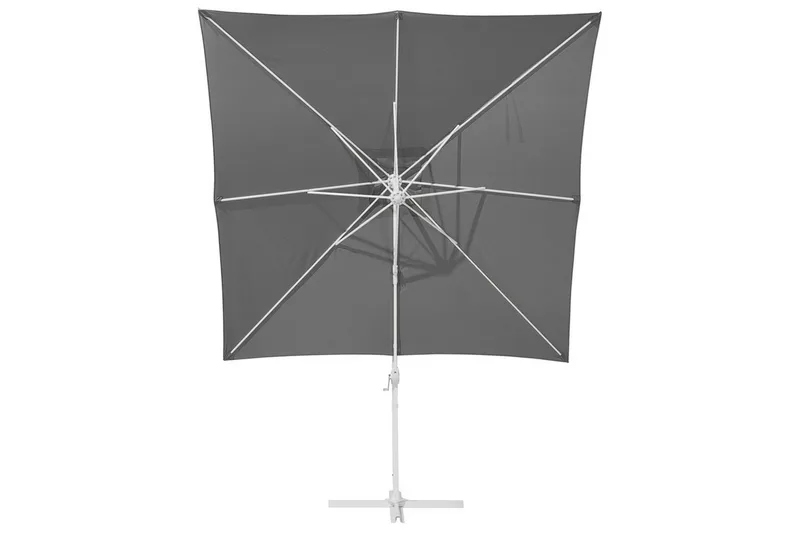 Parasoll Monza - Grå, vit - Utemöbler - Solskydd - Parasoll - Hängparasoll