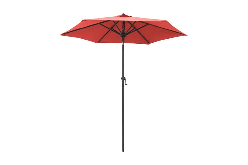 Parasoll terrakotta 200x211 cm aluminium - Brun - Utemöbler - Solskydd - Parasoll