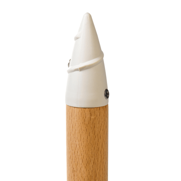 Parasoll utomhus 155 cm Mondello - vit/orange - Utemöbler - Solskydd - Parasoll - Strandparasoll
