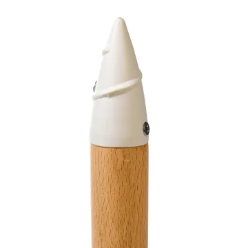 Parasoll utomhus 155 cm Mondello - vit/svart - Utemöbler - Solskydd - Parasoll - Strandparasoll