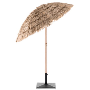 Parasoll utomhus 175 cm Civetta - naturlig/brun - Utemöbler - Solskydd - Parasoll - Balkongparasoll