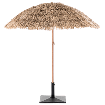 Parasoll utomhus 175 cm Civetta - naturlig/brun - Utemöbler - Solskydd - Parasoll - Balkongparasoll