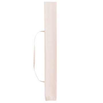 Parasoll utomhus 232 cm Sestriere - beige/vit/brun - Utemöbler - Solskydd - Parasoll - Balkongparasoll