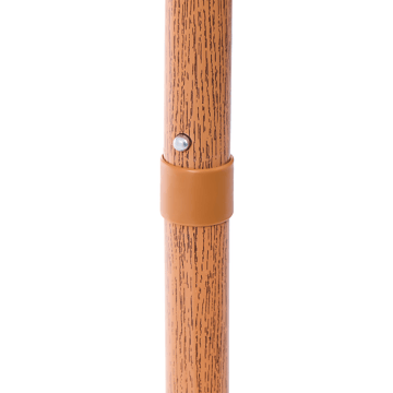 Parasoll utomhus 258 cm Murasa - vit/brun - Utemöbler - Solskydd - Parasoll - Balkongparasoll