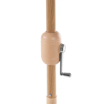 Parasoll utomhus 270 cm Isolotto - beige/brun/svart - Utemöbler - Solskydd - Parasoll - Balkongparasoll