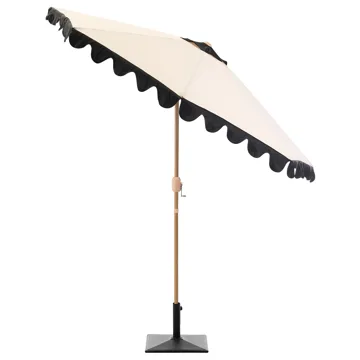 Parasoll utomhus 270 cm Isolotto - beige/brun/svart - Utemöbler - Solskydd - Parasoll - Balkongparasoll