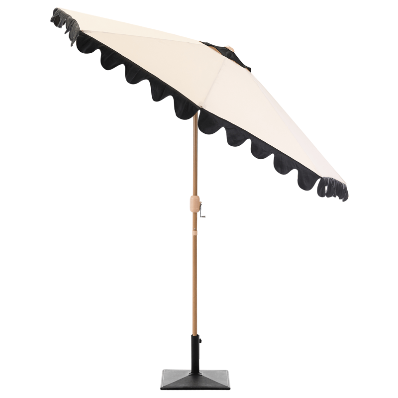 Parasoll utomhus 270 cm Isolotto - beige/brun/svart - Utemöbler - Solskydd - Parasoll - Balkongparasoll