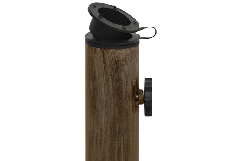 Parasollfot brons 44x44x31 cm gjutjärn - Brun - Utemöbler - Solskydd - Parasoll - Parasollfot