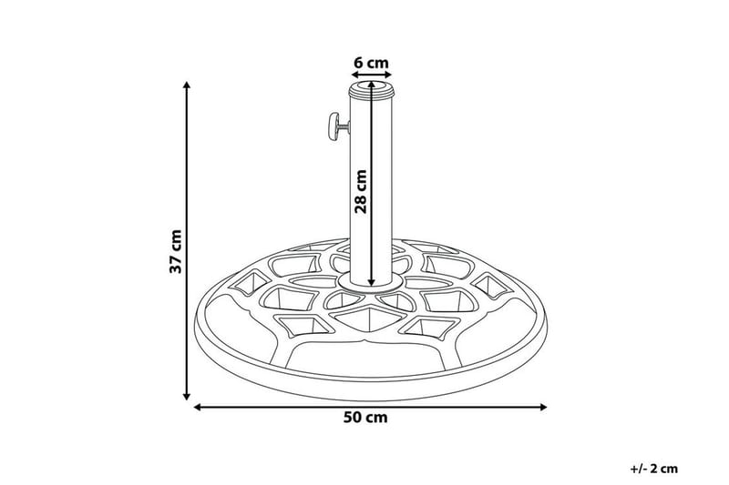 CONCRETE Parasollfot 50 cm - Utemöbler - Solskydd - Parasoll - Parasollfot