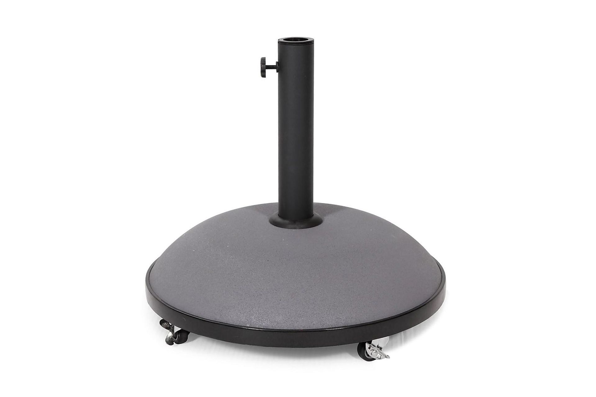 hillerstorp parasollfot med hjul 35 kg betong grå - hillerstorp
