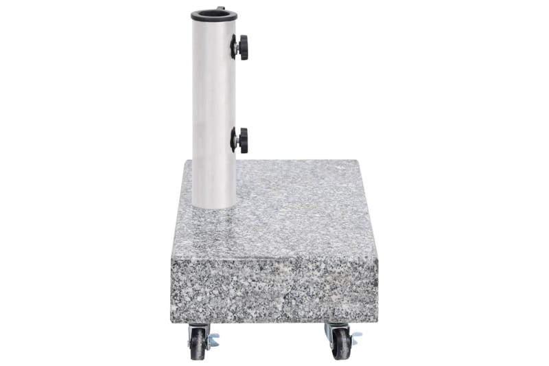 Parasollfot ljusgrå 45x25x8,3 cm granit - Grå - Utemöbler - Solskydd - Parasoll - Parasollfot
