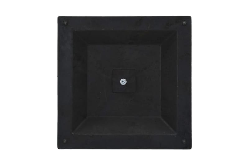 Parasollfot fyrkantig polyresin 12 kg brons - Brun - Utemöbler - Solskydd - Parasoll - Parasollfot
