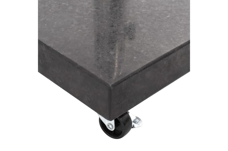 Parasollfot granit 30 kg fyrkantig svart - Svart - Utemöbler - Solskydd - Parasoll - Parasollfot