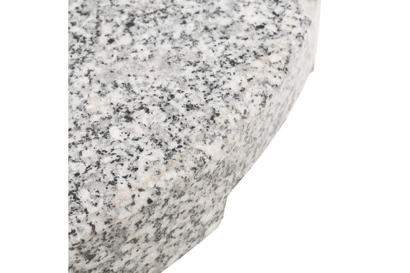 Parasollfot granit rund 20 kg - Grå - Utemöbler - Solskydd - Parasoll - Parasollfot