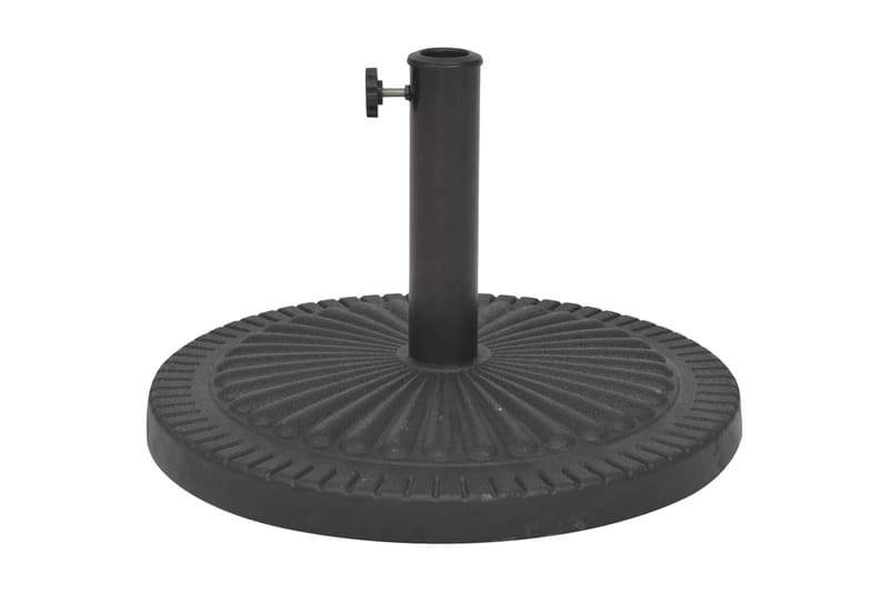Parasollfot i harts rund svart 14 kg - Svart - Utemöbler - Solskydd - Parasoll - Parasollfot