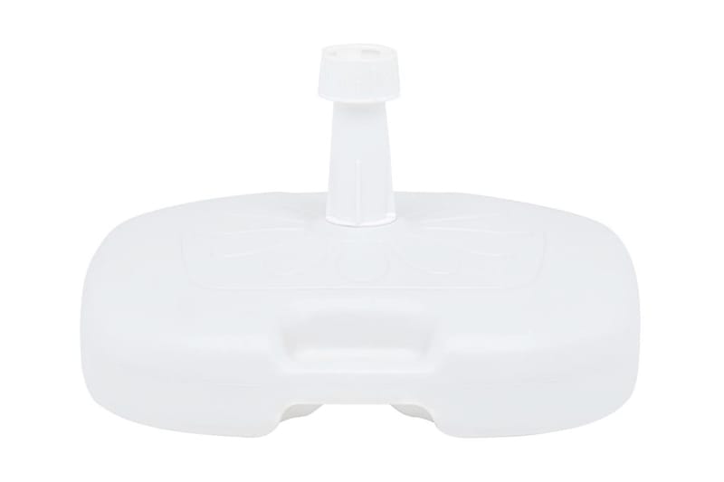Parasollfot sand/vattenfylld 16 L vit plast - Vit - Utemöbler - Solskydd - Parasoll - Parasollfot