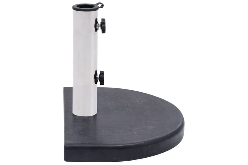 Parasollfot svart 40x28x4 cm granit - Svart - Utemöbler - Solskydd - Parasoll - Parasollfot