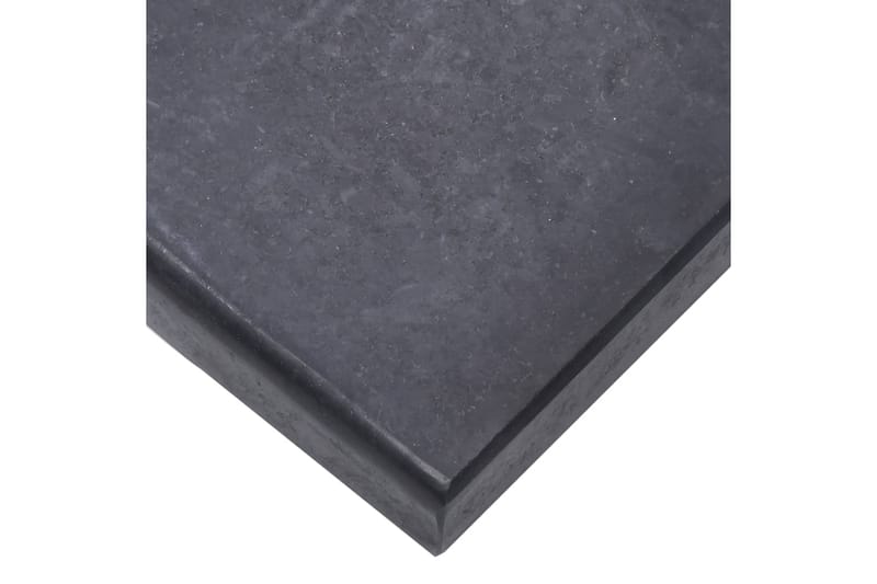 Parasollfot svart 40x28x4 cm granit - Svart - Utemöbler - Solskydd - Parasoll - Parasollfot