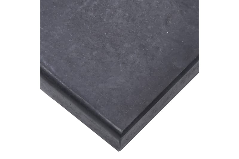 Parasollfot svart 40x28x4 cm granit - Svart - Parasollfot